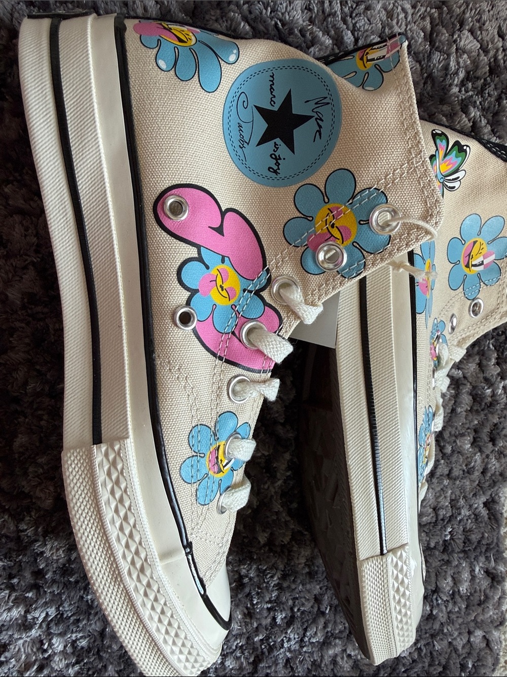 Marc Jacobs x Hattie Stewart x Converse Chuck 70 Joy sneakers, NWT in box